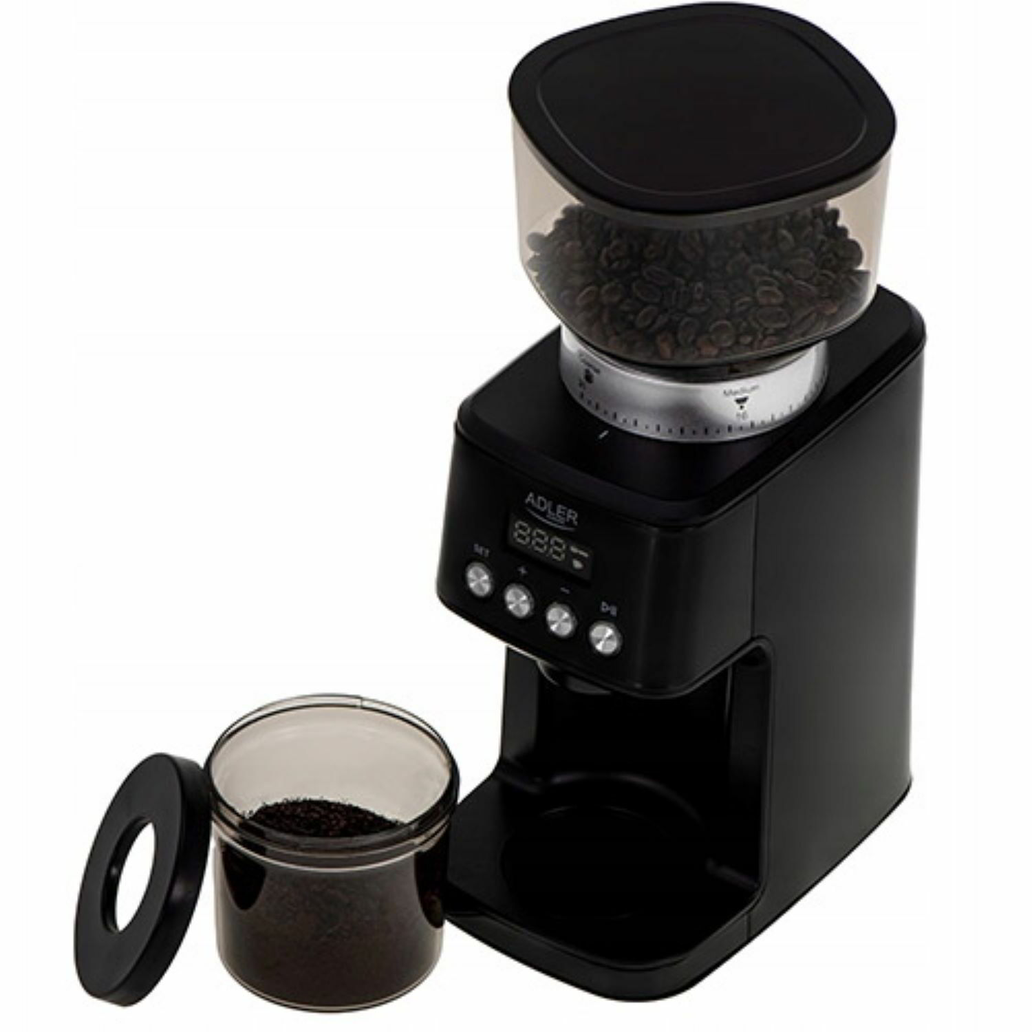 Adler AD 4300 Elektromos Kávéörlő Kávédaráló 300g 180 Watt - Fekete (AD 4300)