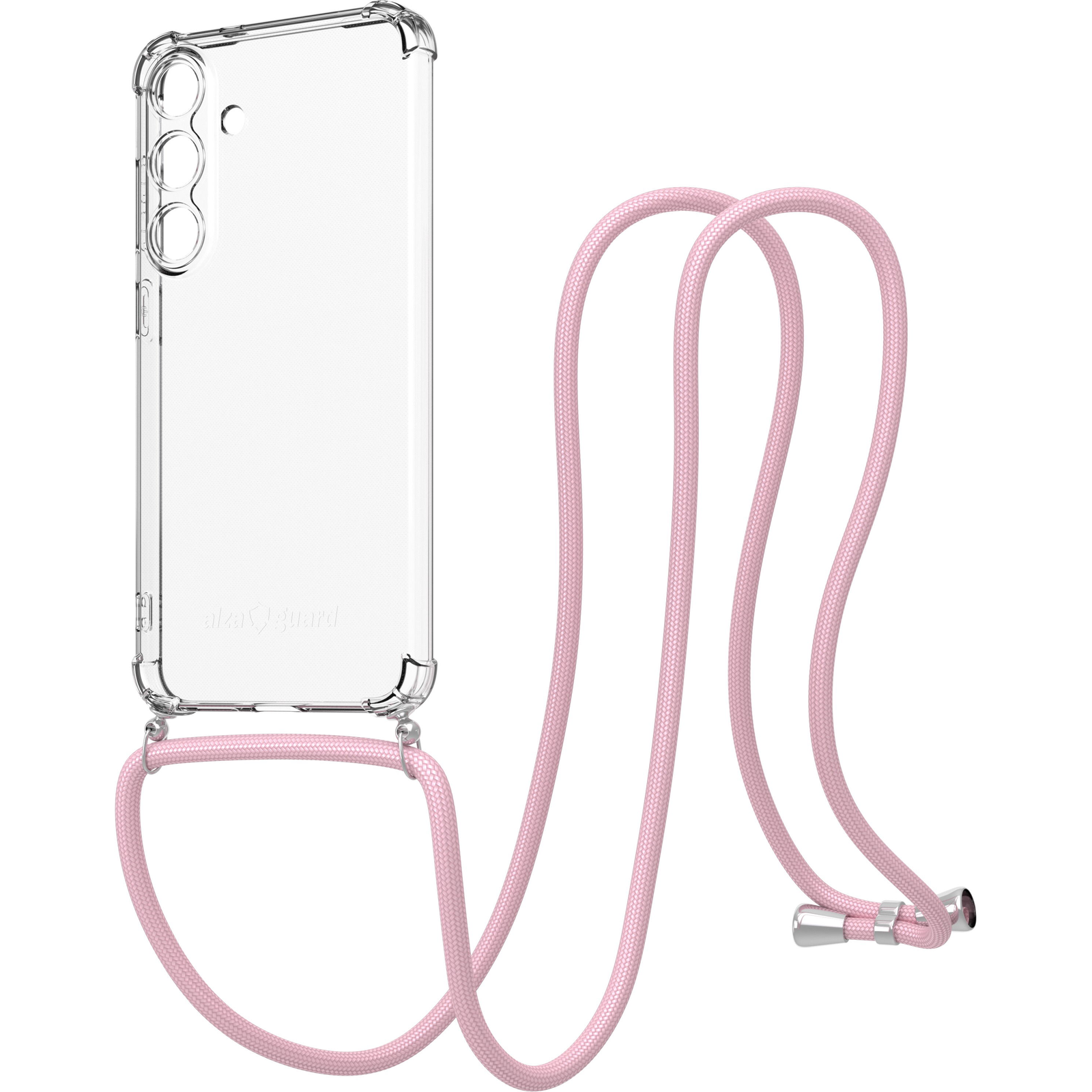 AlzaGuard Luxe Lanyard Samsung Galaxy S25+ 5G rózsaszín tok (AGD-PCL013P)