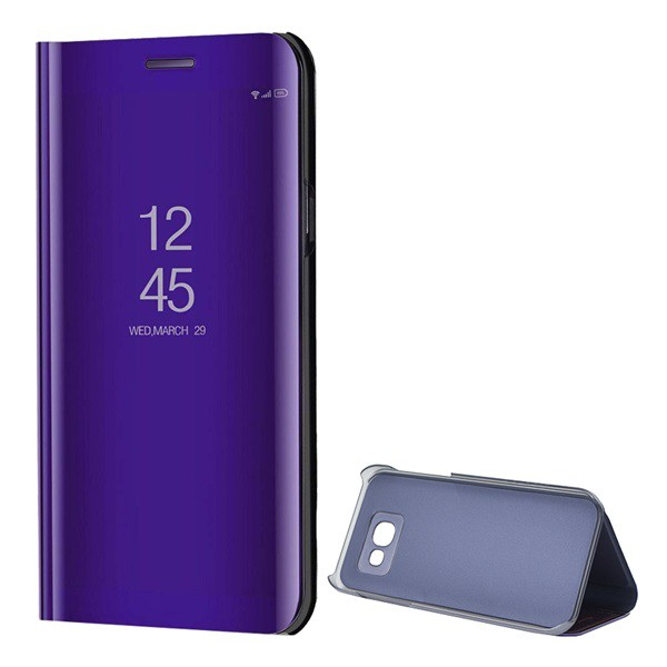 Tok álló (aktív FLIP, oldalra nyíló, asztali tartó funkció, tükrös felület, Mirror View Case) LILA [Samsung Galaxy A3 (2017) SM-A320F] (5996457718139)