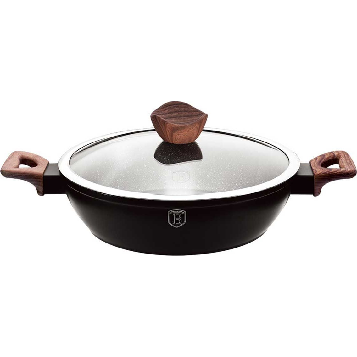 BerlingerHaus BH/1739 Ebony Rosewood Collection Lábas - Kovácsolt Alumínium, Rózsafa (BH-1739)