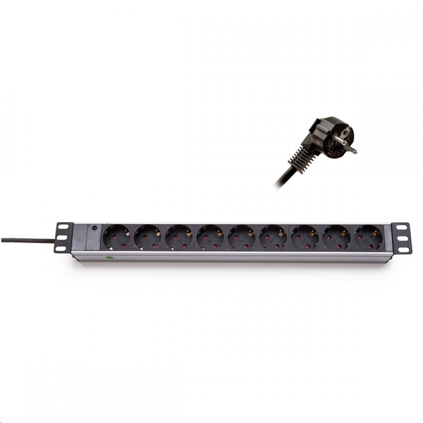 KELine Triton 19" Elosztópanel 9x250V (620S09)