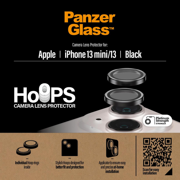 PanzerGlass Camera Rings iPhone 13 mini/13 Прозрачен защитен екран Apple 1 броя