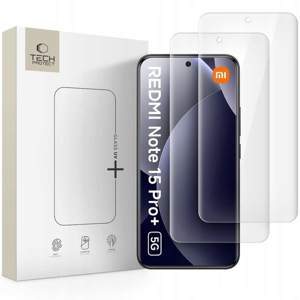 Tech-protect edzett üvegfólia Xiaomi Redmi Note 15 Pro+ 5G készülékhez 2 db