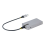 StarTech.com 5G4AB-USB-A-HUB интерфейсен хъб USB 3.2 Gen 1 (3.1 Gen 1) Type-A 5000 Мбит/с Сив