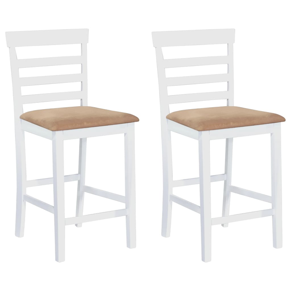 2 db fehér szövet bárszék