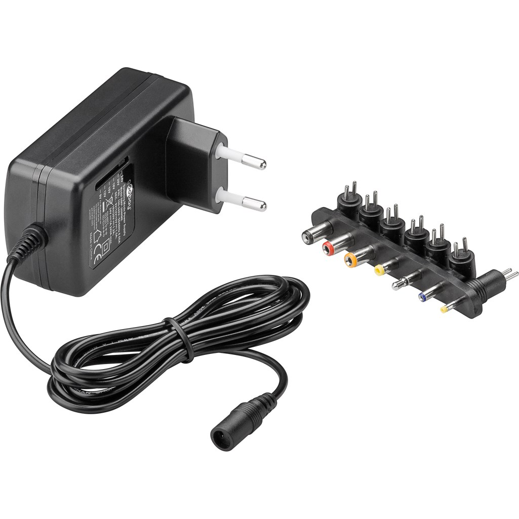 Goobay Univerzális Hálózati töltő adapter (9 - 24V / 1,5A) (54799)