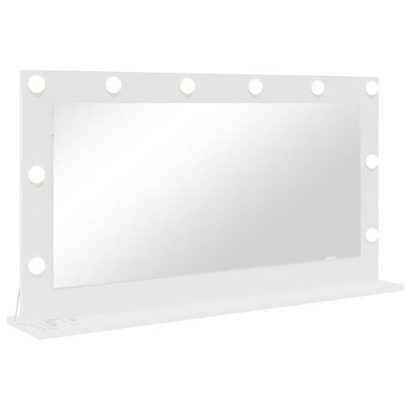 pipere tükör Fehér MDF, Üveg 100 x 55 x 18 cm Pipere tükör