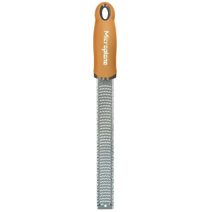 Microplane Zester reszelő finom fogantyúval - mustár (0098399466231)