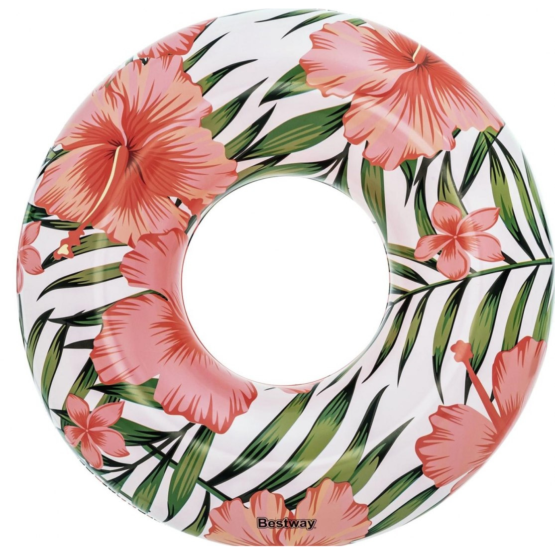 Bestway Úszógumi trópusi pálma mintás - Rózsaszín (36237.BIALY)