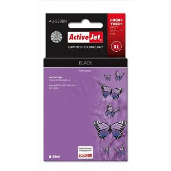 Atrament ActiveJet AB-529BN pre Brother čierna (black)