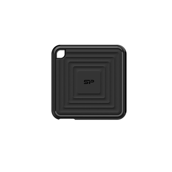 Silicon Power SP256GBPSDPC60CK PC60 Portable SSD, 256 GB, USB 3.2 gen2 Type-C, 540/ 500 MB/s, Black