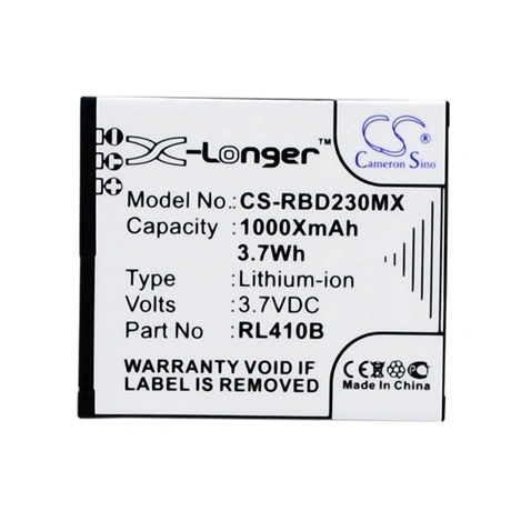 REALPOWER RBD230MX Rollei 3.7V 1000mAh utángyártott akku Li-ion