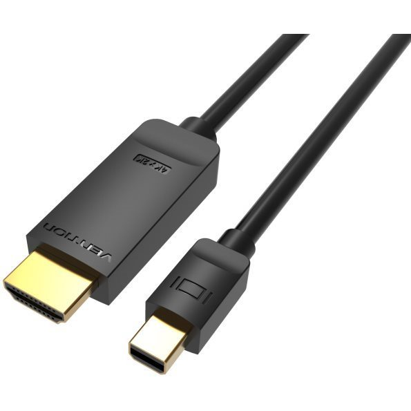 Vention 4K Mini DisplayPort (miniDP) to HDMI Cable 2m Black
