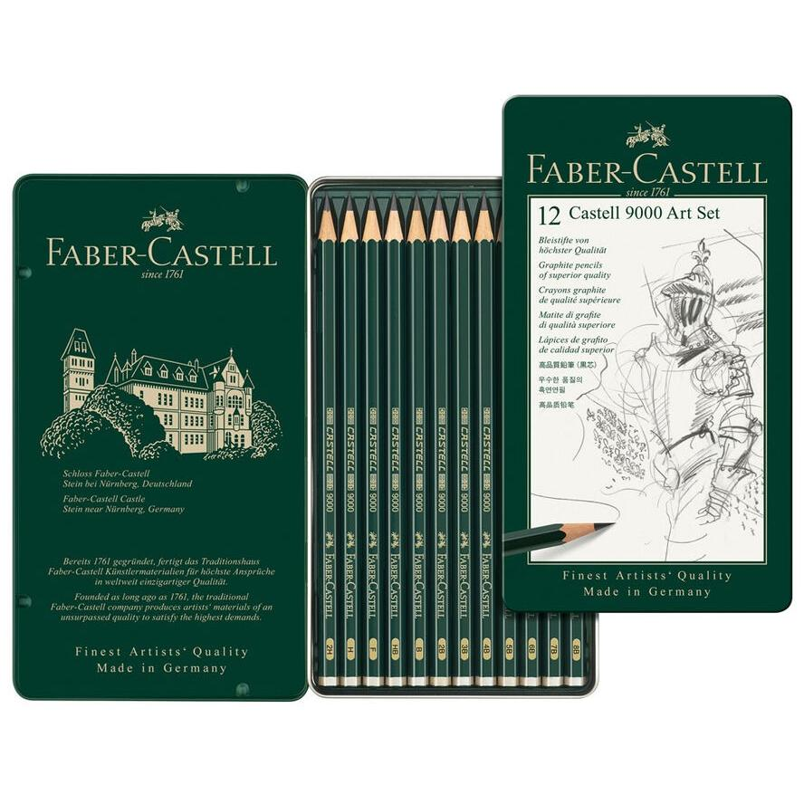 Faber-Castell Castell 9000 Art Grafitceruza készlet (12 db / csomag) (119065)