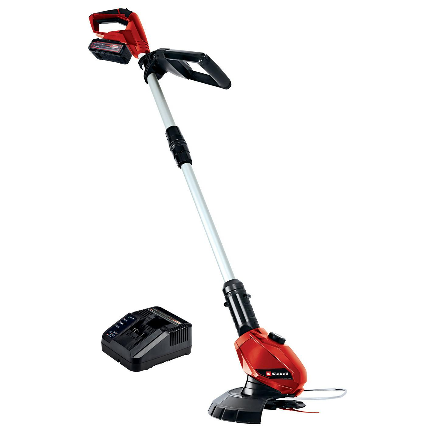 Einhell GE-CT 18 Li (1x 2,5Ah) Akku-Rasentrimmer Akku Akkus fűtrimmer Beállítható ártér 18 V Vágási szélesség (max.): 24 cm (3411219)
