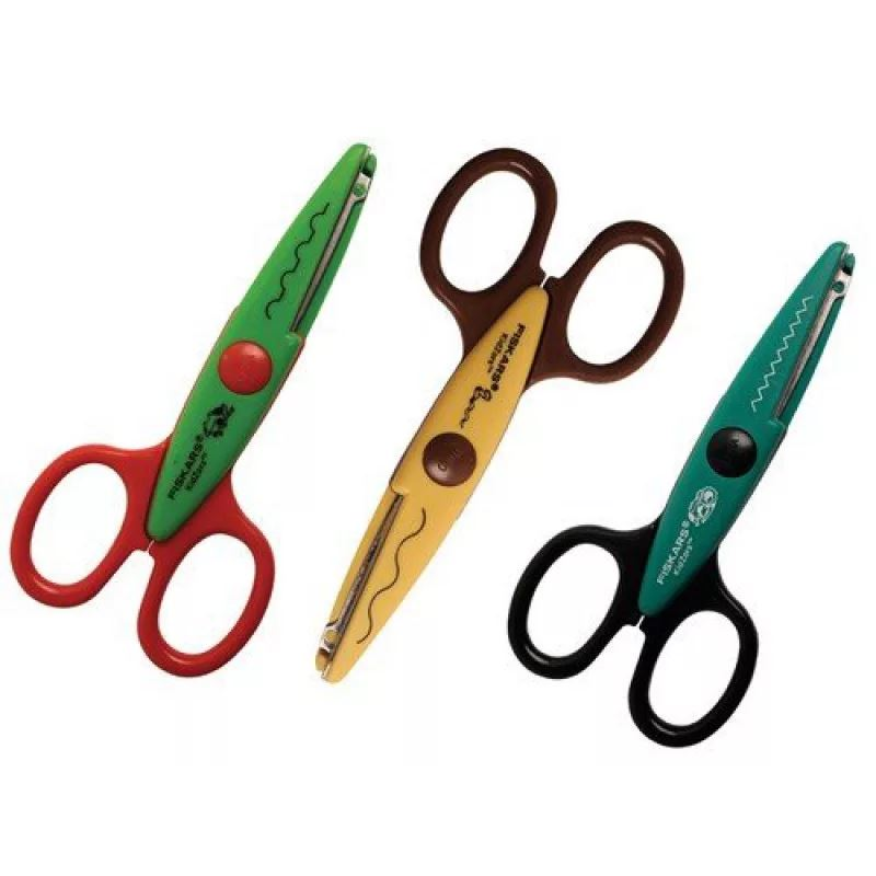 Fiskars 8231 gyermek mintavágó olló készlet 3db-os (8231)