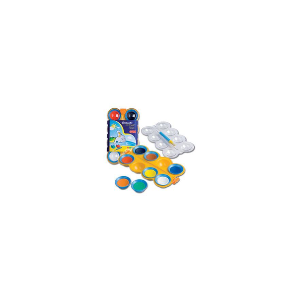 Pelikan Deckfarbkasten mini-friends 755/8 Farben + Pinsel