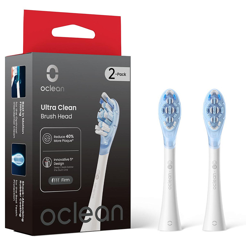 Oclean Ultra Clean Elektromos fogkefe Pótfej - Fehér (2db) (OCL556988)