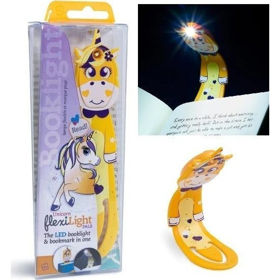  Thinking Gifts Flexilight Pals Unicorn Yellow - Lampka do książki