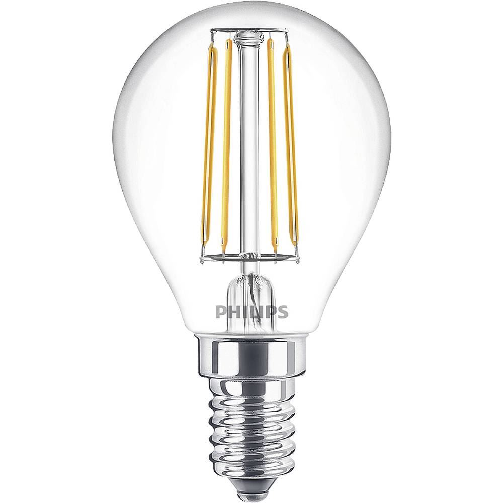 Philips E14 4.3W LED fényforrás meleg fehér (76315200) (philips76315200)