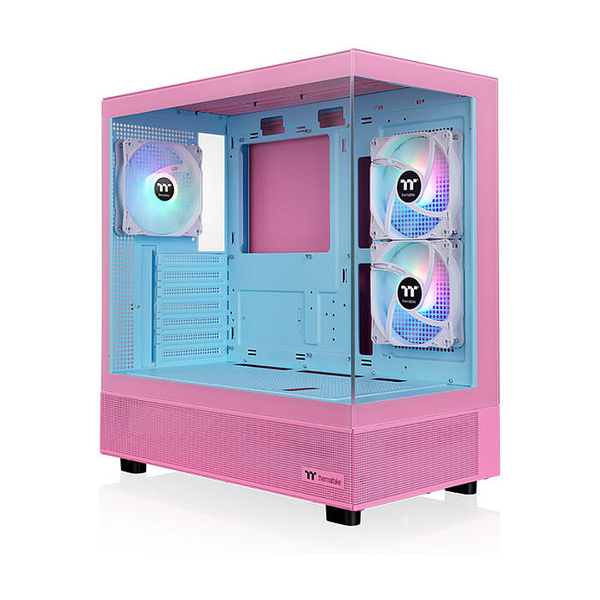 Thermaltake View 270 Plus TG ARGB Bubble Pink Midi torony Gaming doboz Rózsaszín, Kék