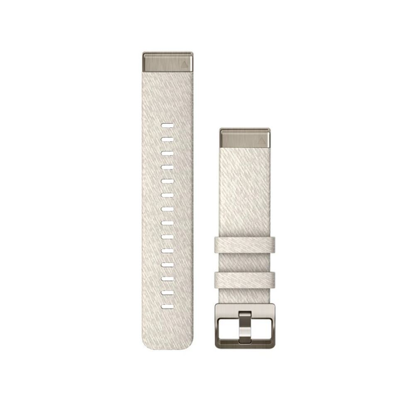 Garmin QuickFit óraszíj nylon 20 mm, krémszínű világos arany csattal (010-13279-08)