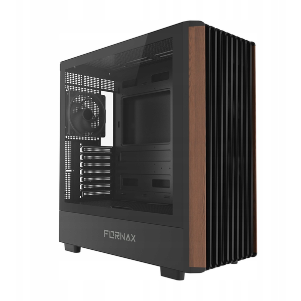 Puzdro Gembird Fornax WOOD Midi Tower čierne