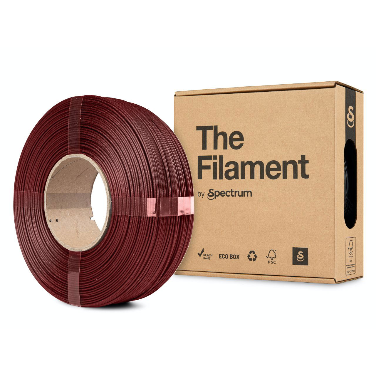 The Filament ReFill PETG CF 1,75mm Red 1kg (TF-24116)