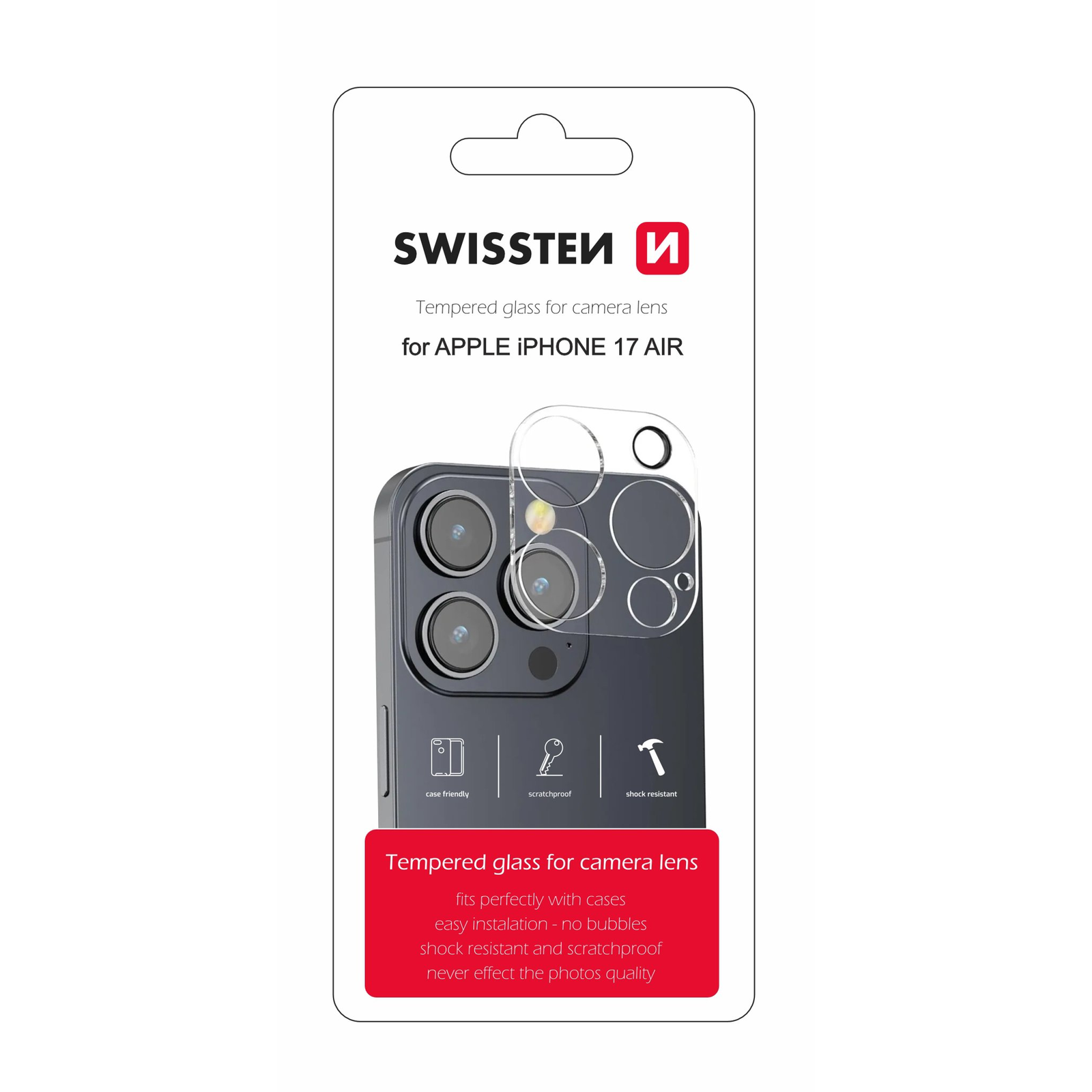 Swissten camera lens protector for Apple iPhone Air (94500218)
