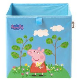 Lifeney Tárolódoboz Peppa malac a réten, 30×30×30 cm (833653)