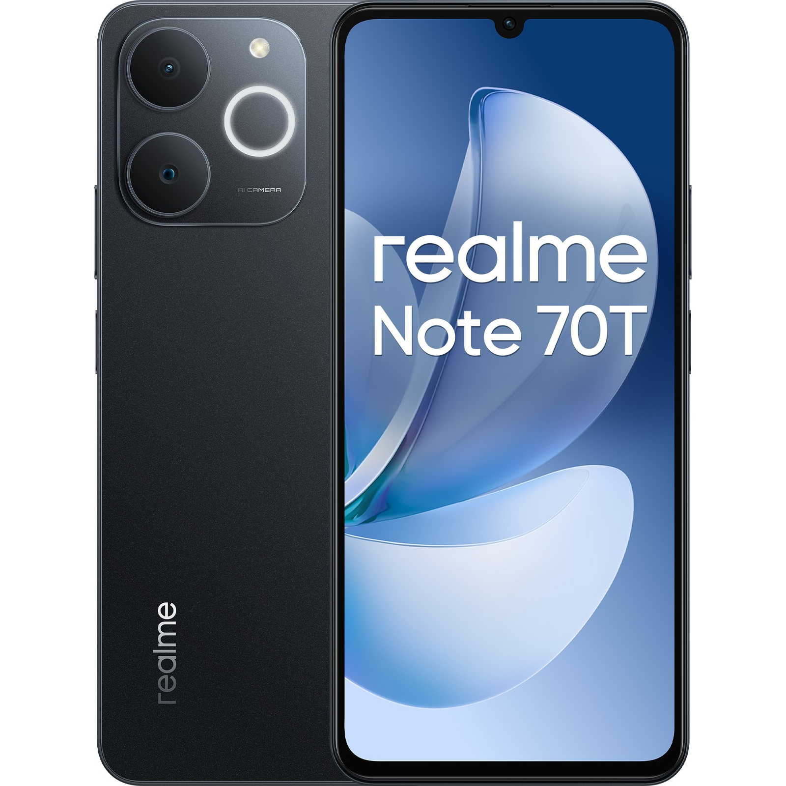 REALME Note 70T - 256GB+4GB - Fekete - RMX5313 EU (RMX5313_4_256_OB)