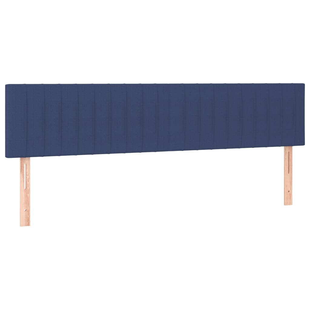 2 db kék szövet fejtámla 80 x 5 x 78/88 cm (346262)