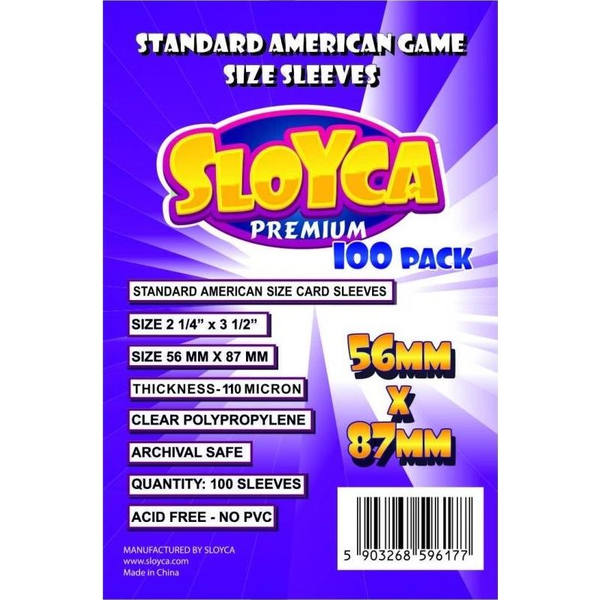  Sloyca Koszulki Standard American Premium 56x87mm(100szt)