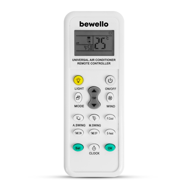 Bewello BW4008 Univerzális távirányító légkondicionálóhoz - Fehér