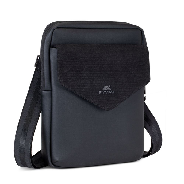 Чанта през рамо Rivacase 8511, 11', Canvas Crossbody, Черен