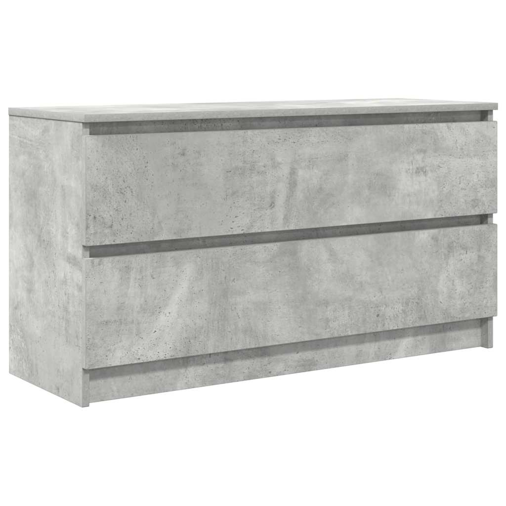 betonszürke szerelt fa TV-szekrény 100x35x54 cm (861808)