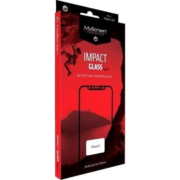 MS ImpactGLASS Edge 3D hibrid Üveg Fekete Szegéllyel Samsung Galaxy S9 Plus