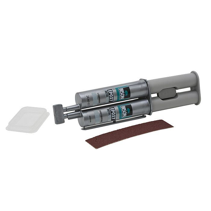 Bison fémszínű kétkomponensű epoxi ragasztó (B05442) (B05442)