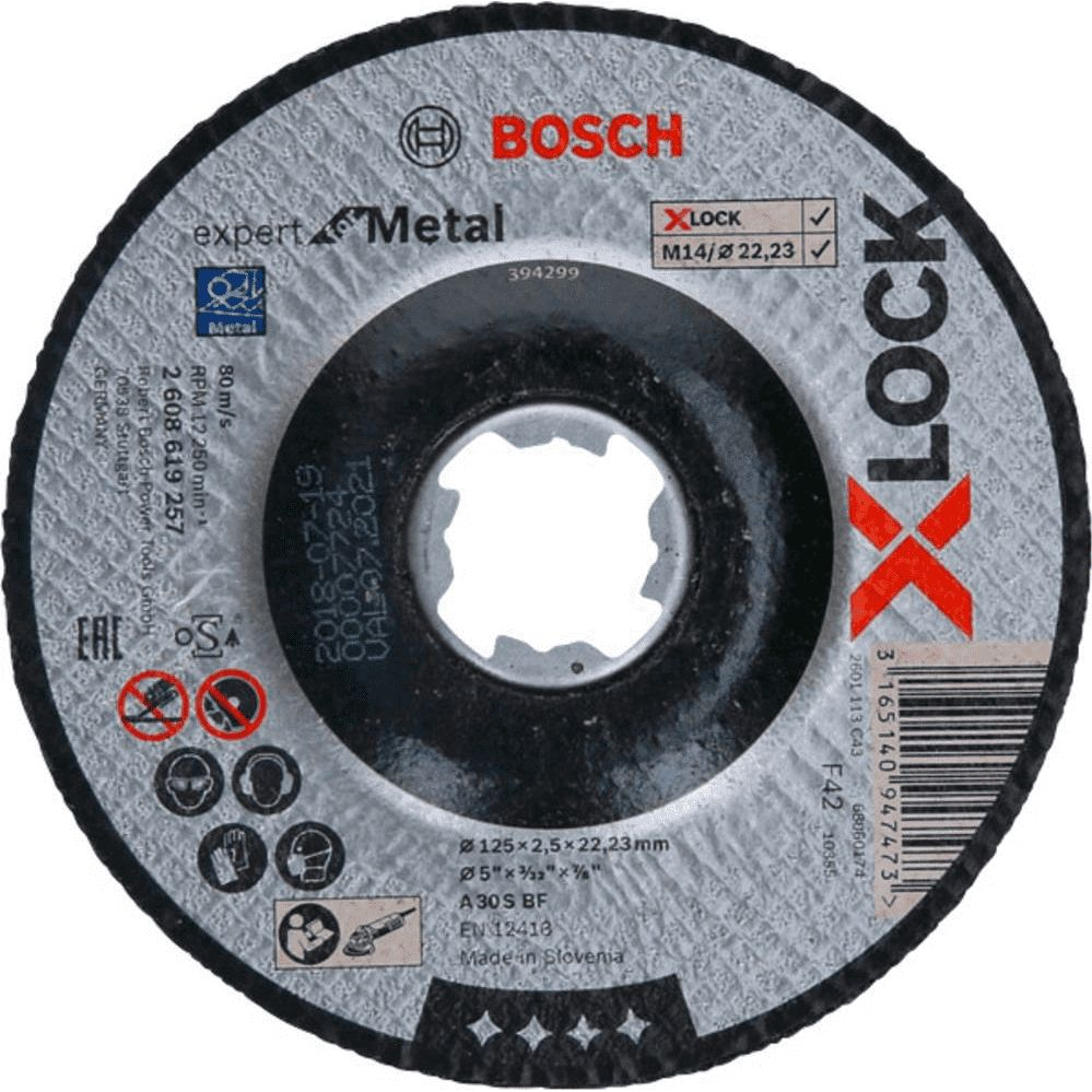 Bosch 2 608 619 257 sarokcsiszoló tartozék Vágótárcsa (2608619257)