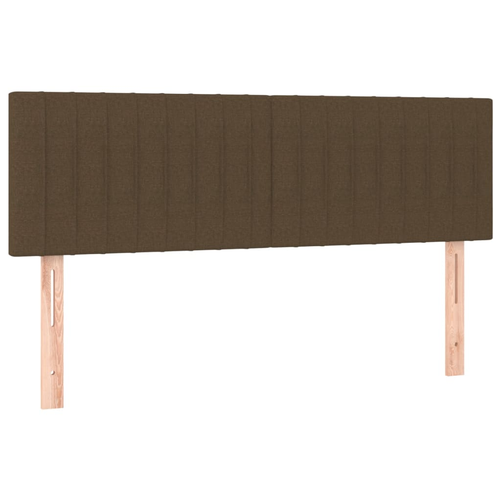 2 db sötétbarna szövet fejtámla 72 x 5 x 78/88 cm (346245)