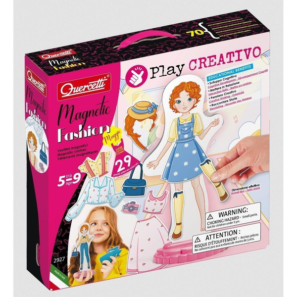 Quercetti: Mágneses babaöltöztető játék - Maggie