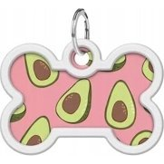  Collar WAU DOG SMART ID ADRESÓWKA KOŚĆ AVOKADO