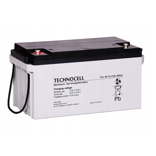TCL65-12 TECHNOCELL Akumulator AGM 12V 65Ah
