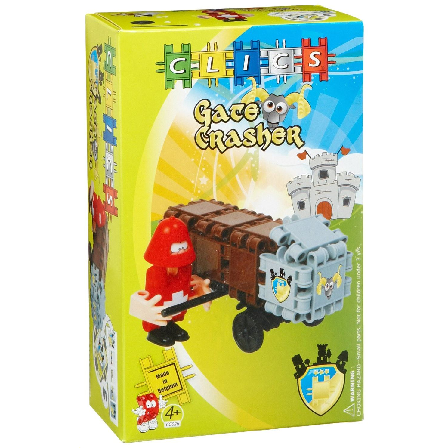 Clics Knight With Ram építőjáték készlet (CC026) (CC026)