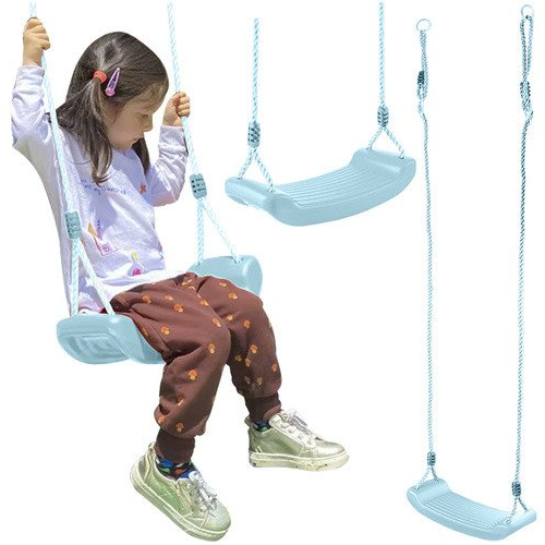 KRUZZEL 25446 Műanyag gyerekhinta, kék (5900779955417)