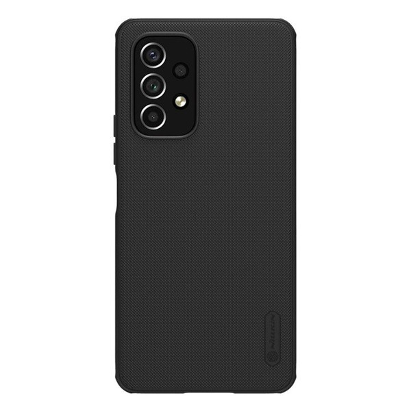Пластмасов протектор за телефон Nillkin Super Frosted Pro (средно удароустойчив, гумирана, грапава повърхност) Черен Samsung Galaxy A53 (Sm-A536) 5G