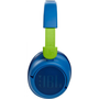 Слушалки JBL JR460NC, Bluetooth, Активно шумопотискане, син