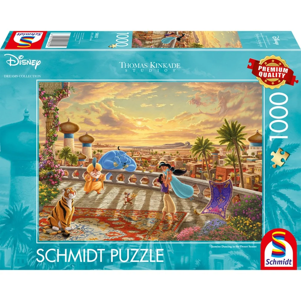 Schmidt Spiele Disney Dreams Collection - Jázmin táncol a sivatagi napfényben 1000 darabos puzzle