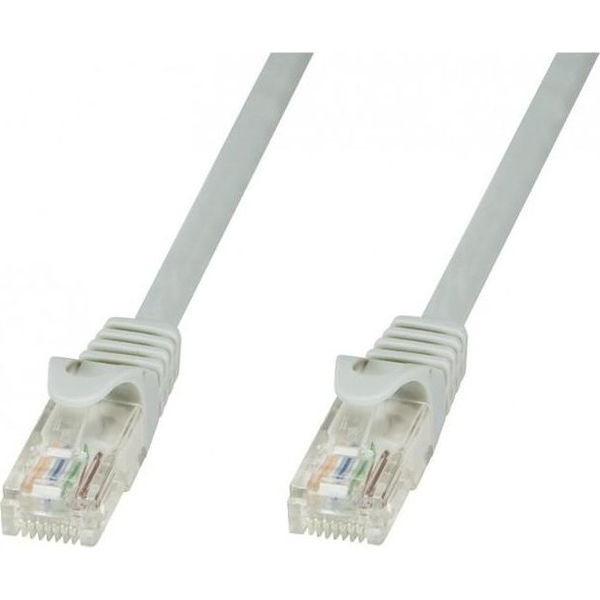 Techly ICOC CCA5U-010T netværkskabel Grå 1 m Cat5e U/UTP (UTP)
