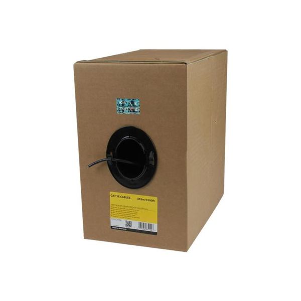 StarTech.com WIR5ECMRBK netværkskabel Sort 304,9 m Cat5e U/UTP (UTP)
